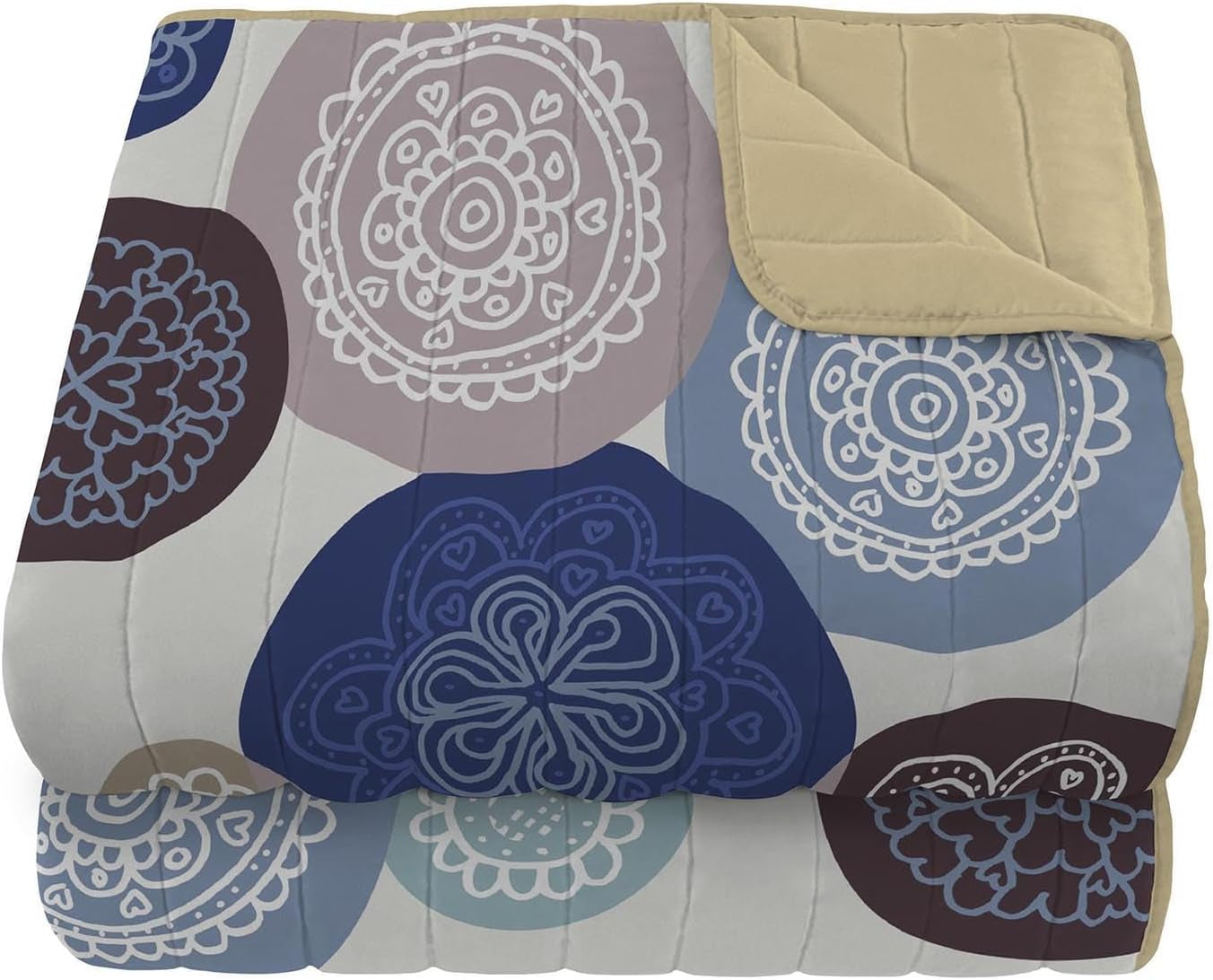 Fantasy italské povlečení z mikrovlákna léto 1,5 lůžka Murrine Quilts & Quilts Naty Shop