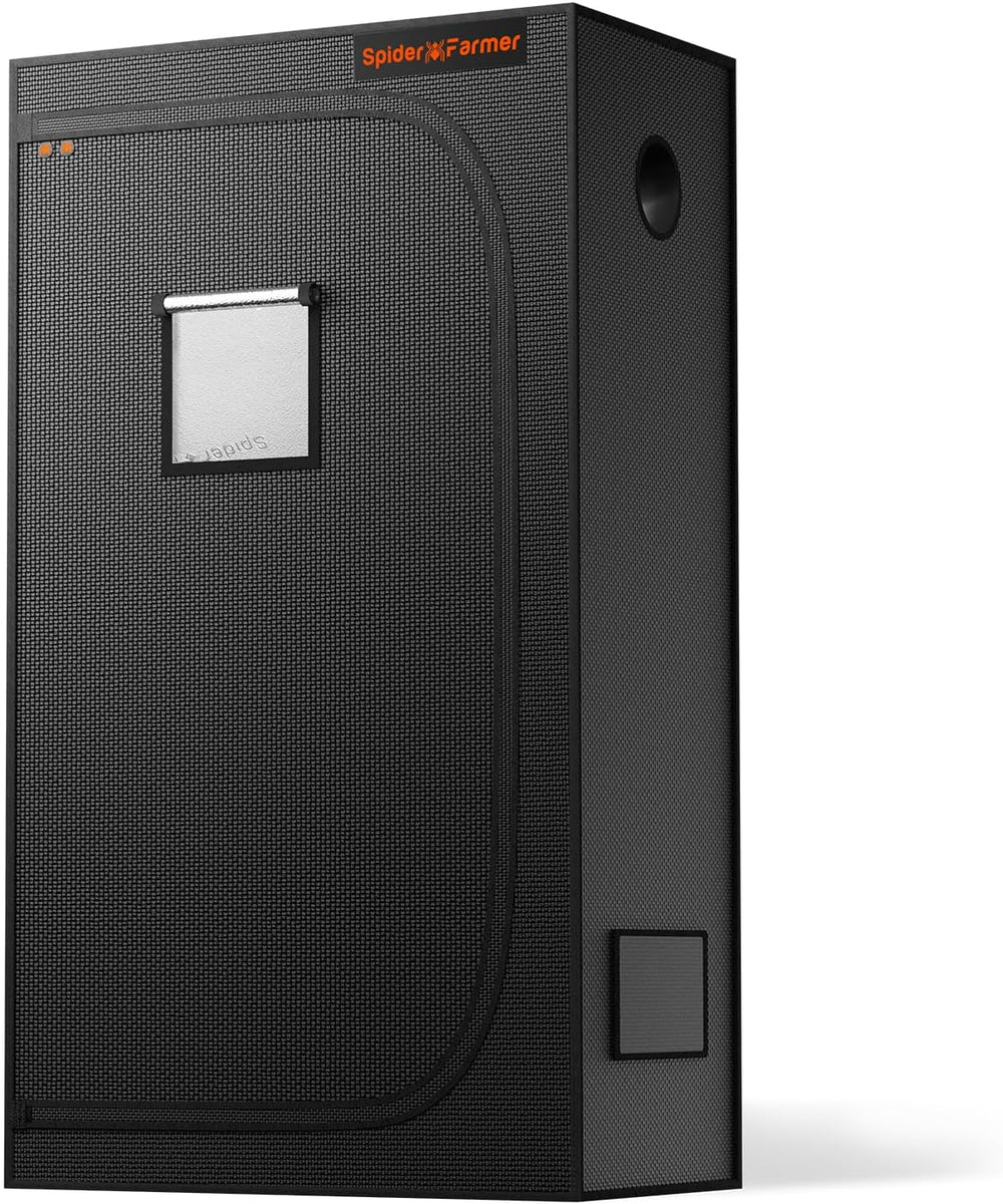 Pěstební stan Spider Farmer Pro 70x140x200cm s rolovacími dveřmi, pozorovacím oknem, odnímatelným podlahovým panelem, tkanina Mylar 2000D, pro vnitřní hydroponii s SF4000, G4500, SE4500