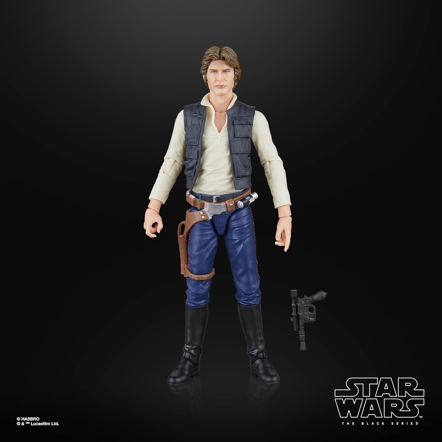 Star Wars Černá série Han Solo, Star Wars: A Hope Premium sběratelská akční figurka (15 cm) Akční figurky Naty Shop