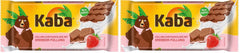 Kaba mléčná čokoláda s jahodovým krémem, plněná čokoládová tyčinka, 90g tyčinka, čokoláda rozpuštěná v ústech s jahodově ovocným krémem a Kaba Original příchuť (balení 2 ks)
