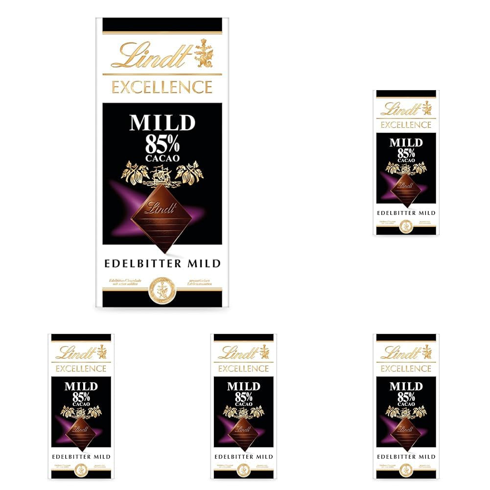 Lindt Čokoláda | Tyčinka EXCELLENCE 85% kakaa | 100 g | Extra tmavá čokoláda | Veganská čokoládová tyčinka