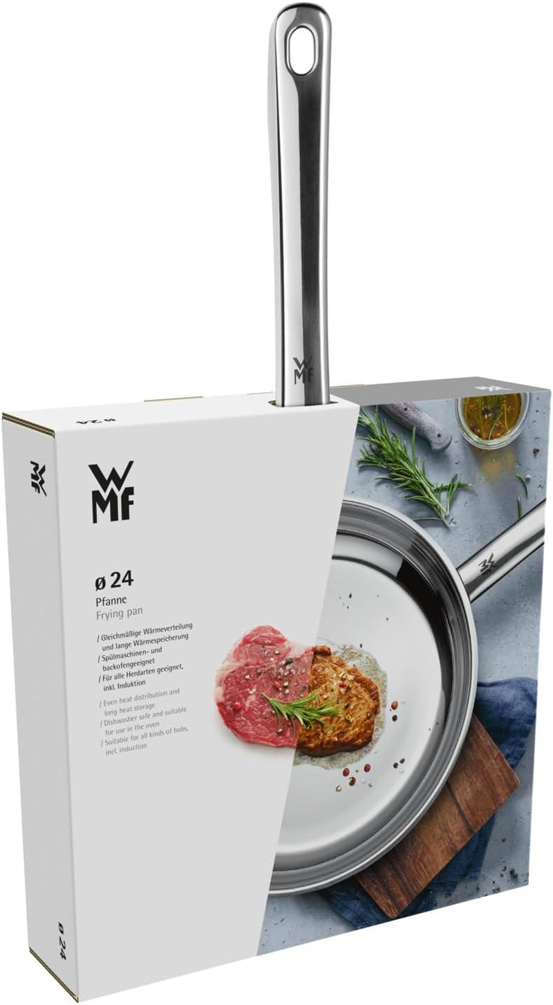 WMF Profi nerezová pánev 24 cm indukce, nerezová pánev Cromargan Hrnce a pánve Naty Shop