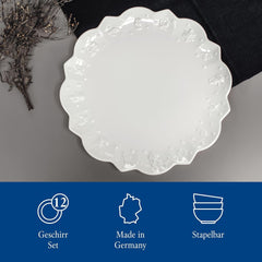 Villeroy & Boch – Toy'S Delight Royal Classic Geschirr-Set 8 Teilig Weiß, Spülmaschinenfest, Mikrowellensicher, Teller, Tellerset, Geschirrset 4 Personen, Weihnachtsgeschirr Toys, Premium Porcelain Seturi vesela masa Naty Shop