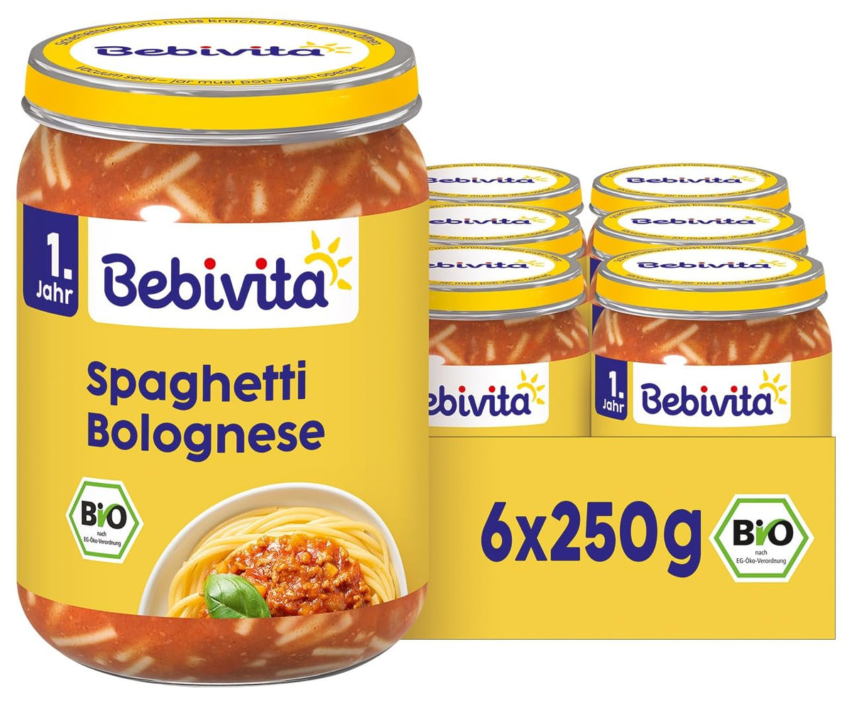 Boloňské špagety pro děti, 250 g, balení 6 ks (6 x 250 g)