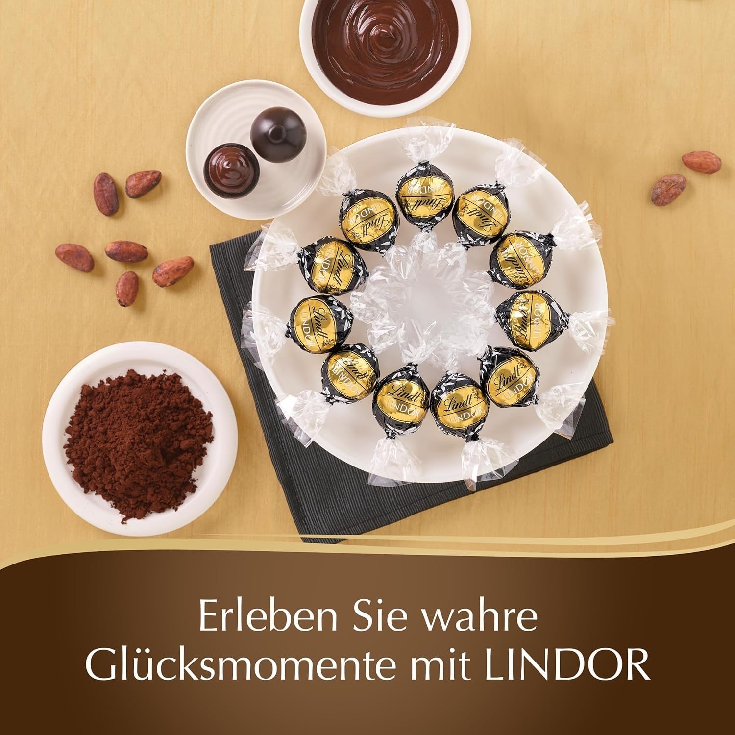 Lindt Lindor, sfere de ciocolata cu diverse umpluturi, colet 3 Kg, aproximativ 240 bucati Bomboane de Ciocolata Naty Shop