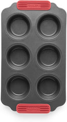 Lékué Muffin-Backform, Antihaftbeschichte, Metall, 6 Mulden Formy a plechy na pečení Naty Shop