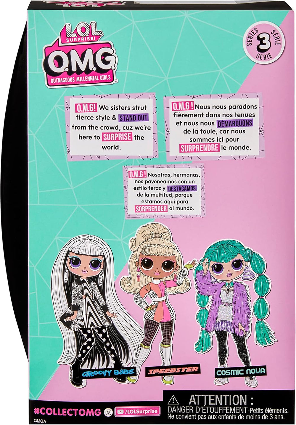 L.O.L. Překvapení! OMG Modepuppe - COSMIC NOVA - Entält Modepuppe, mehrere Überraschungen und fabelhafte Accessoires - Ein tolles Geschenk für Kinder ab dem Agevon 4 Jahren