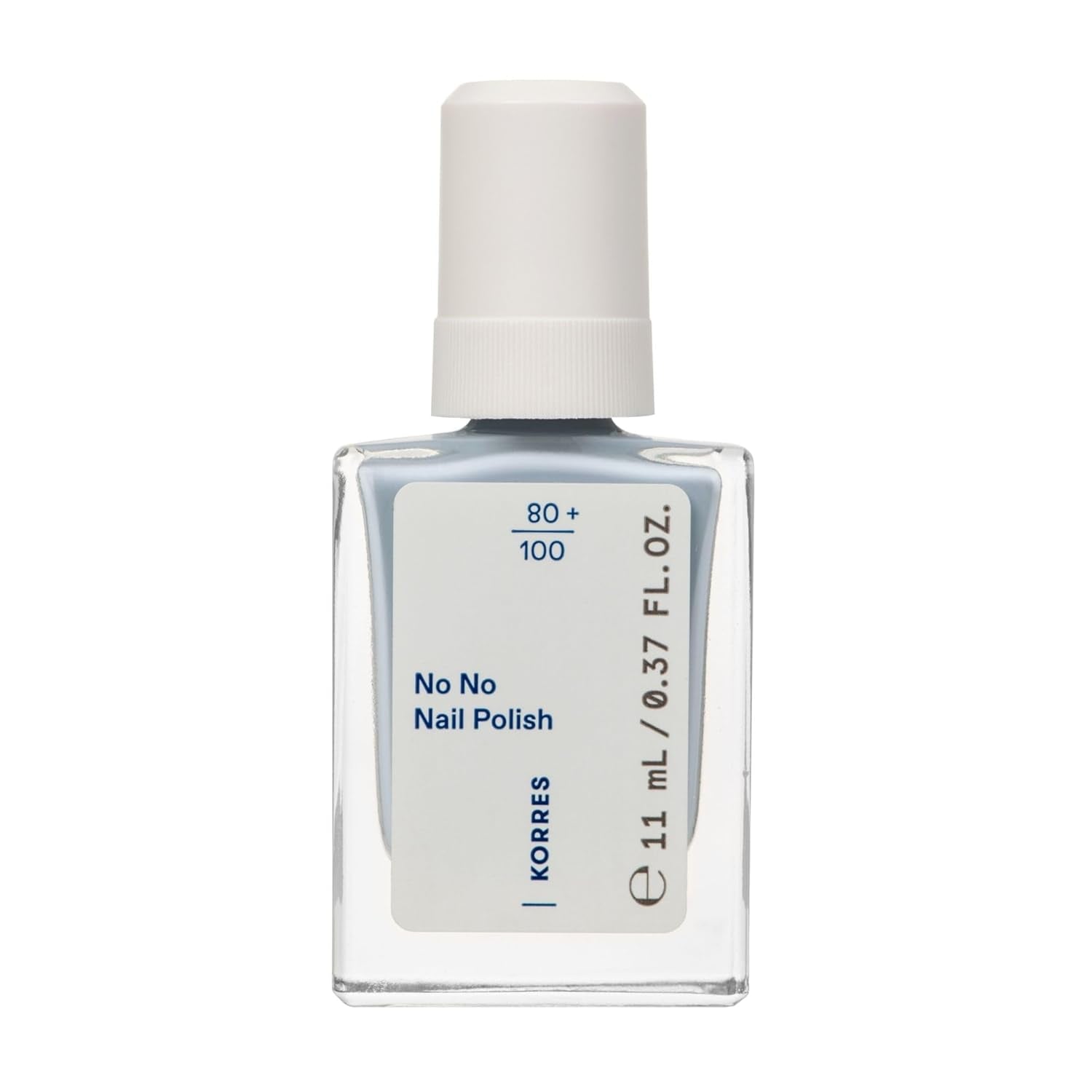 KORRES No No báze laku na nehty - 10% veganská báze bez uvolňování, pro dlouhotrvající barvu odolnou proti odlupování, 11 ml - přirozeně pěstěné nehty, bez škodlivých látek
