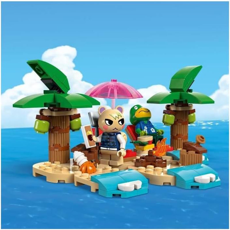LEGO Animal Crossing Käptens Island Prohlídka lodí, kreativní hračka pro děti se 2 minifigurkami ze série videoher včetně Huschke, dárek pro dívky a chlapce od 6 let 77048 Stavebnice Besuche den LEGO-Store