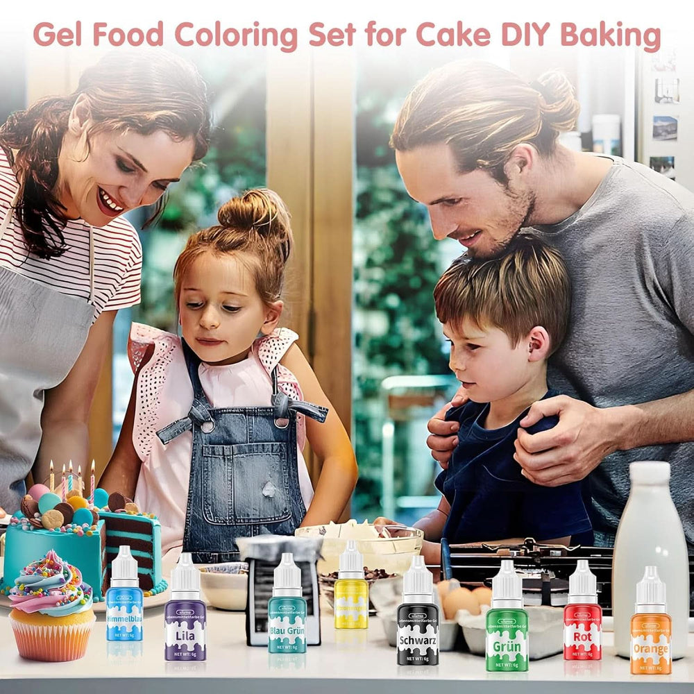 Gel potravinářského barviva, 6 gramů nebo 10 gramů Naty Shop