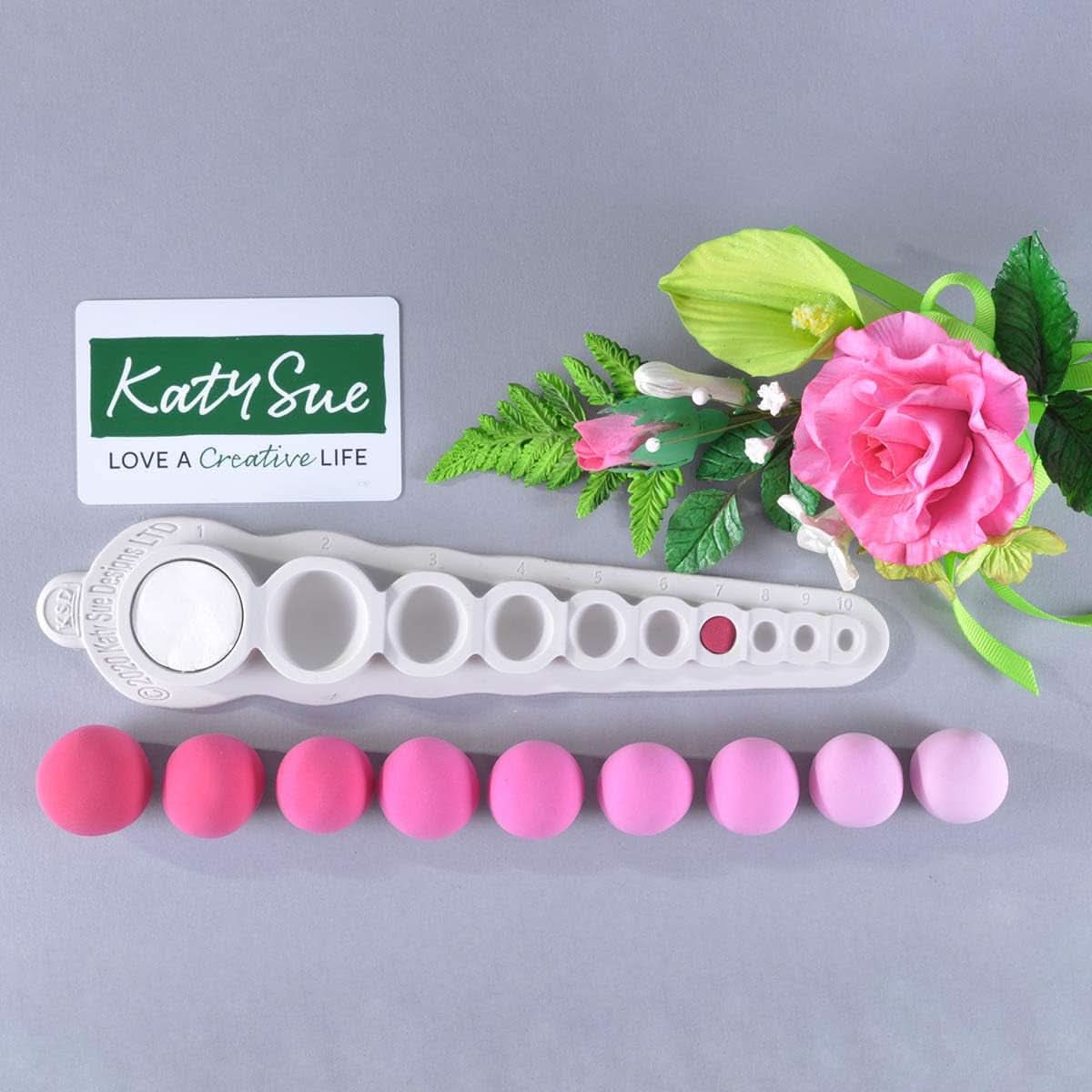 Katy Sue, Mulaj Silicon Semisfere Dif. Dimensiuni, Dozare Pasta Zahar, 10 cavitati Bucatarie Naty Shop