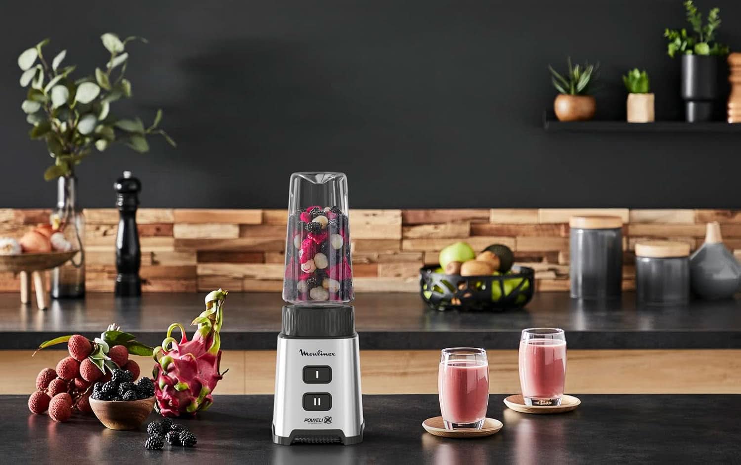 Mixér Pulseo LM17GD, 400 W, 4 nože, 700 Ml, Přenosná nádoba 600 Ml Kuchyně Naty Shop