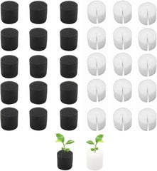 50 ks 32*30mm hydroponické houby Rockwool množení Hydroponický systém množení houba Blok sazenic houby skleníkový hydroponický systém pro pěstování sazenic zeleniny a květin