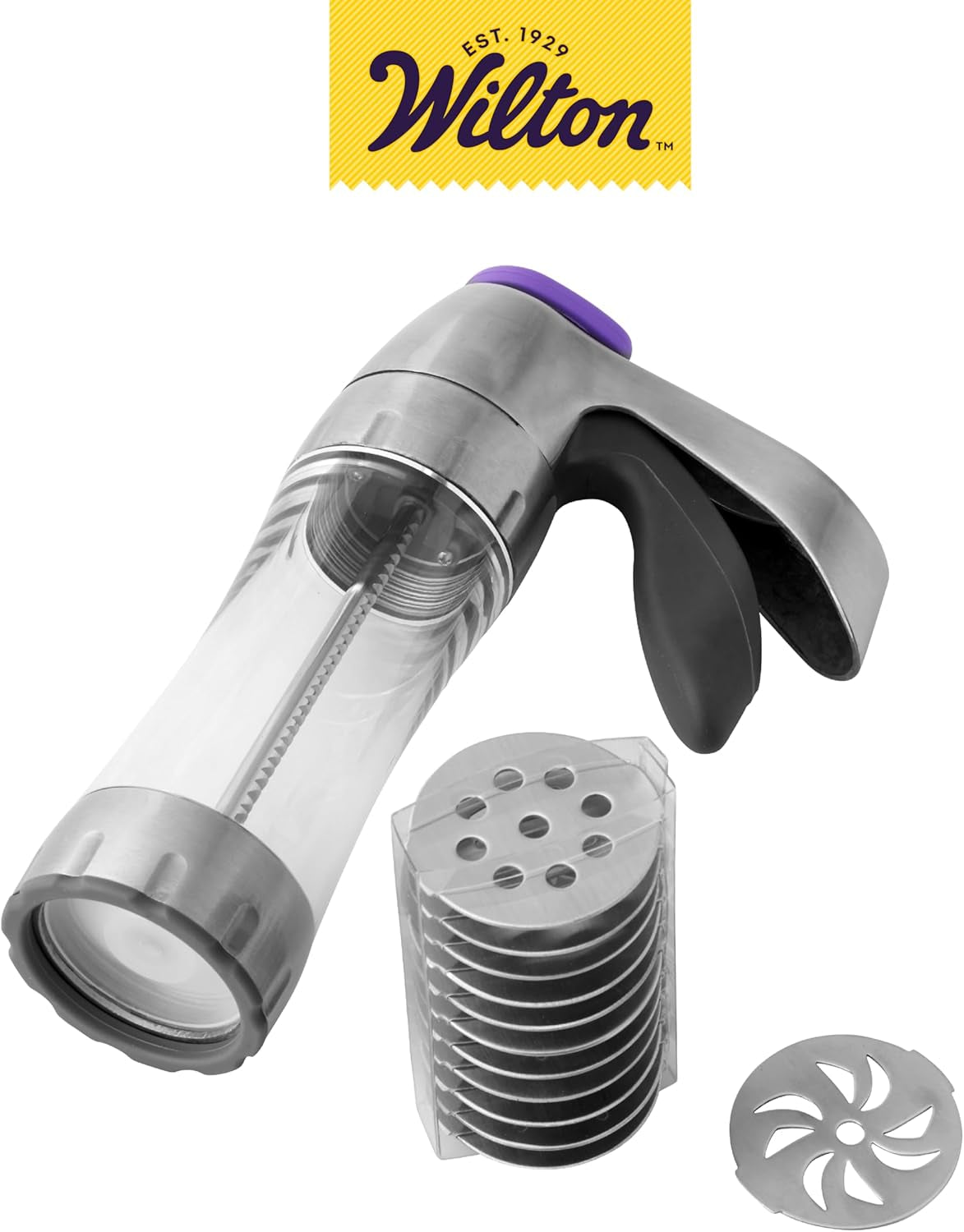 Presă pentru fursecuri Wilton Preferred Press, set 13 piese, 385 g