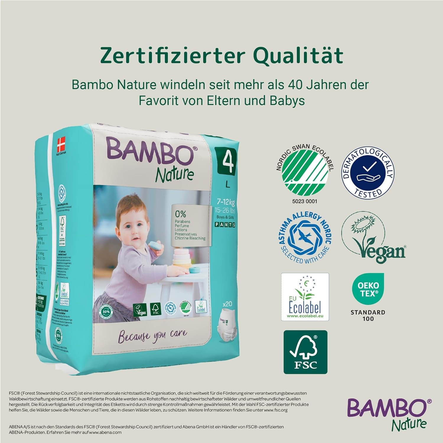 Tepláky Bambo Nature Premium