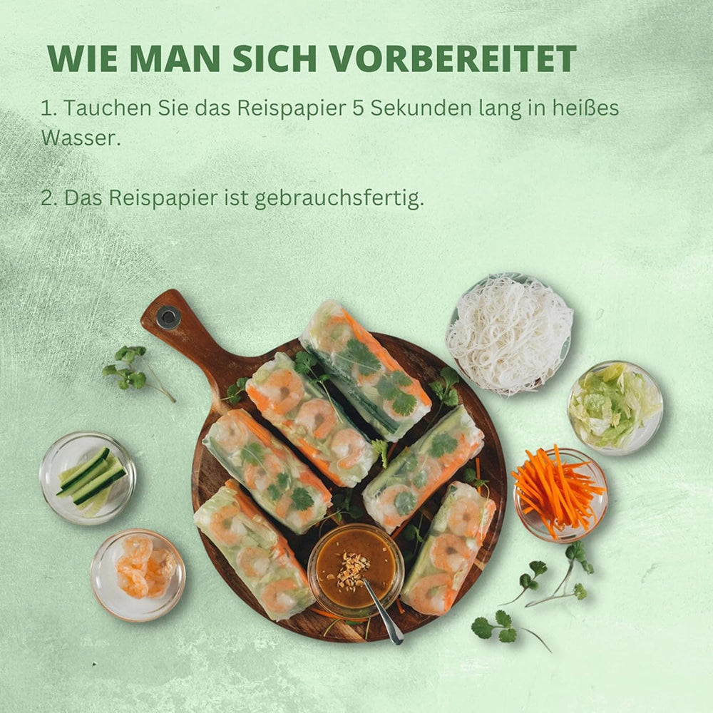 BAMBUSOVÝ STROM - Rýžový papír 31 cm. (Letní závitky) - 44 x 340 g - Vícebalení