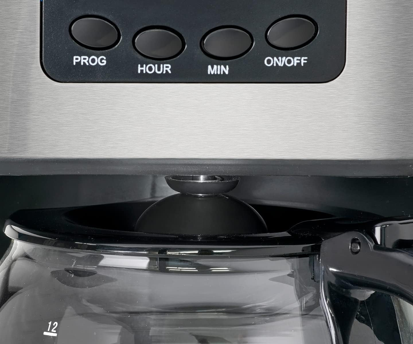Cafetieră Clatronic® cu temporizator, carafă de 1,5 litri pentru 12-14 cești de cafea, temporizator LCD 24h, funcție de menținere la cald, antipicurare, filtru detașabil, afișaj și lumini indicatoare, 900W - KA 3642