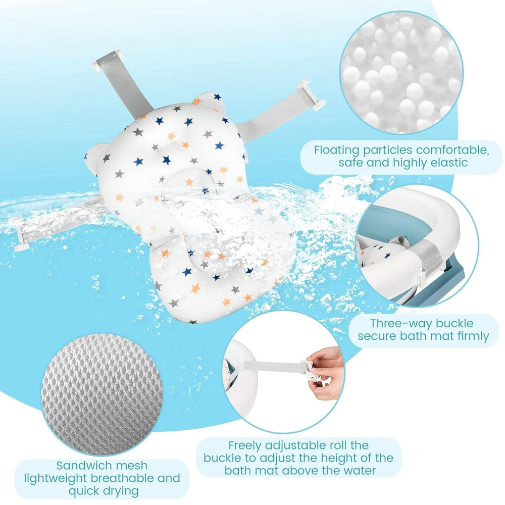 Einesin Velká XXL skládací vanička pro miminka s integrovaným teploměrem Mother and Child Naty Shop