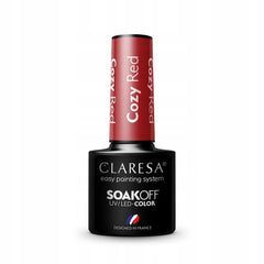 Claresa Cozy Red semipermanentní barva na oči 5 ml
