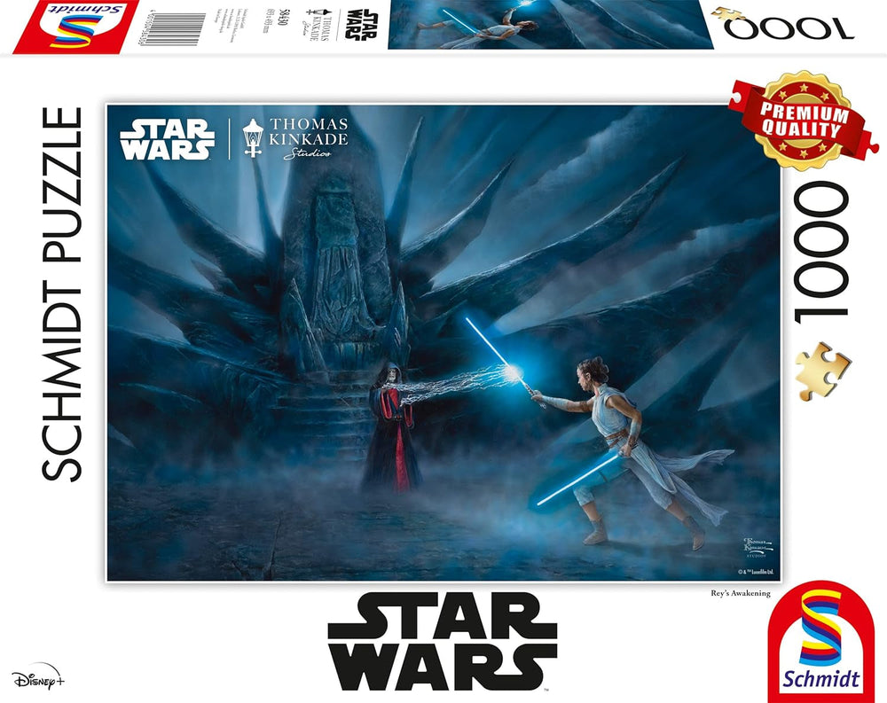 Schmidt Spiele 58430 Thomas Kinkade, Star Wars, Trezirea lui Reys, puzzle jigsaw 1000 piese Puzzle Naty Shop Titlu implicit