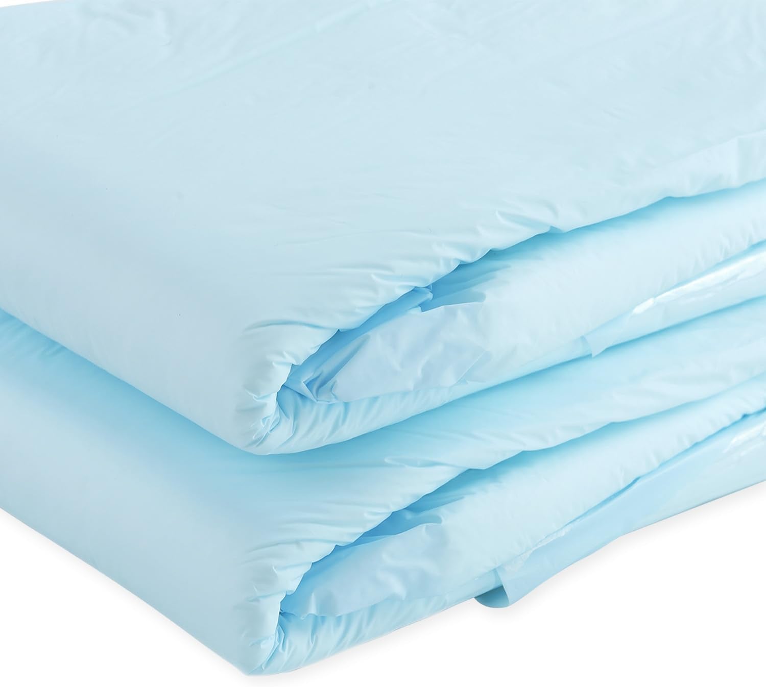 Plenky pro dospělé CutiePlusU, 10 balení jednorázové inkontinenční kalhotky s poutky pro ženy a muže, maximální savost přes noc – modrá (velká velikost 94-119 cm)