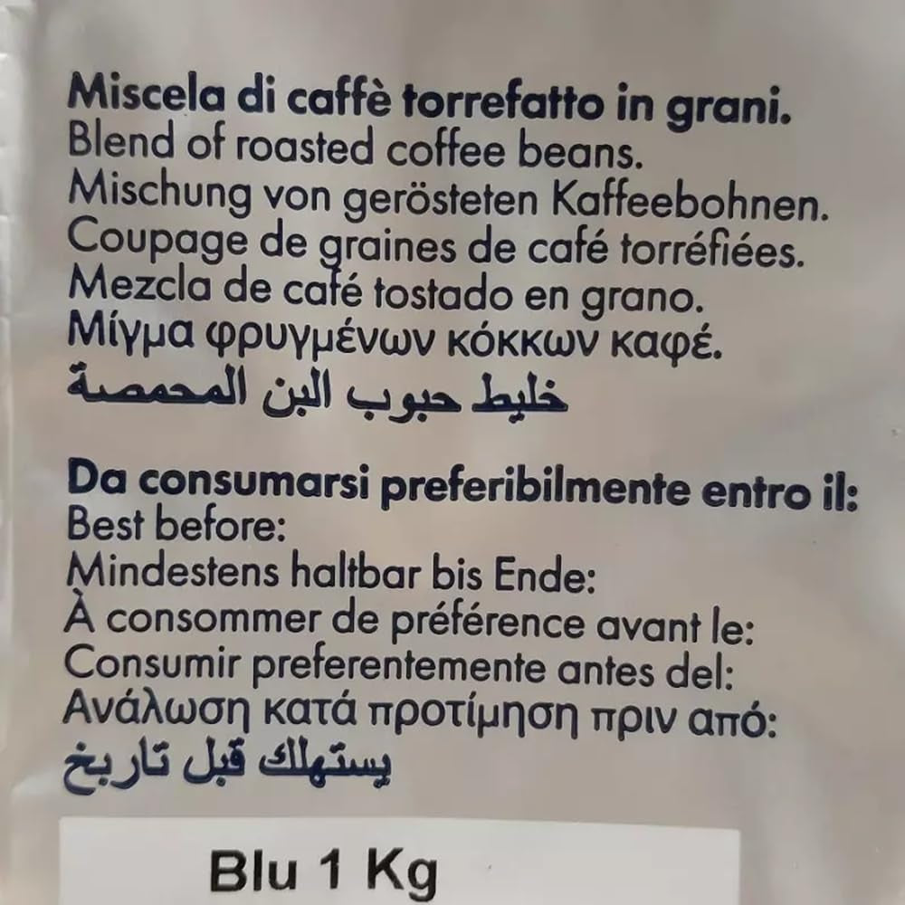 Caffè Borbone Amestec de Cafea Albastră 1 kg x 6 și Frișcă de Cafea Rece 550 g
