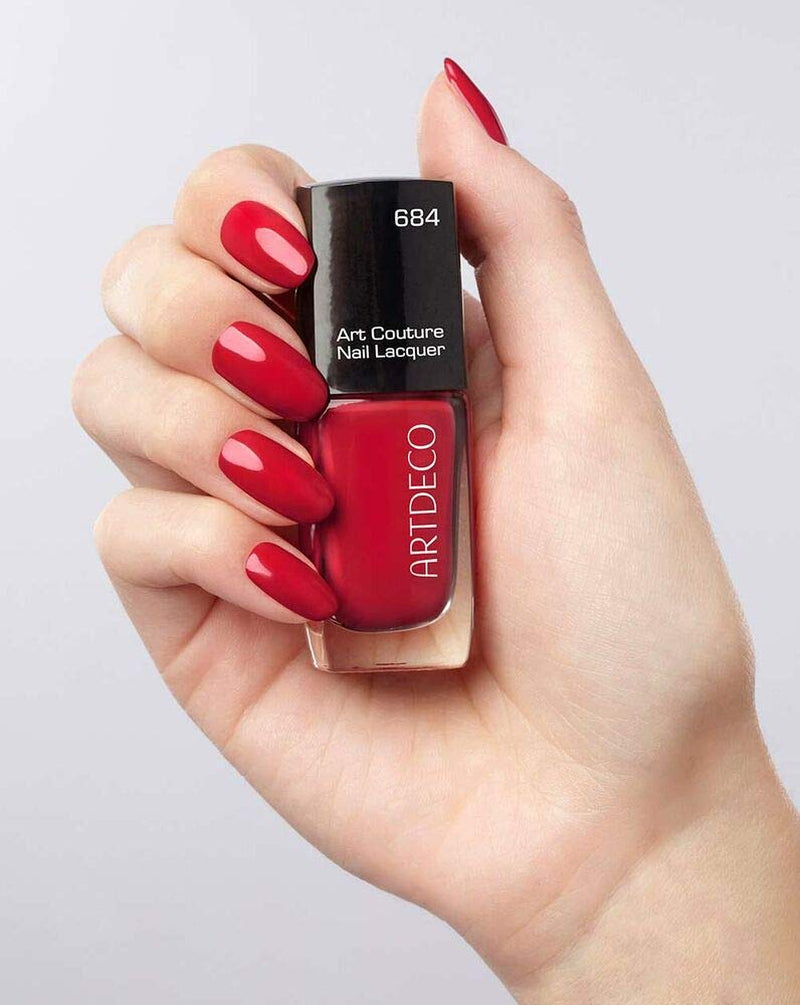 ARTDECO Art Couture lak na nehty - Dlouhotrvající, rychleschnoucí červený lak na nehty - 1 x 10 ml