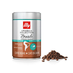 Cafea boabe Illy Arabica Selection Brasile Cerrado Mineiro: 100% din culturi regenerative certificate - cutie 250G Cafea Naty Shop Default Title