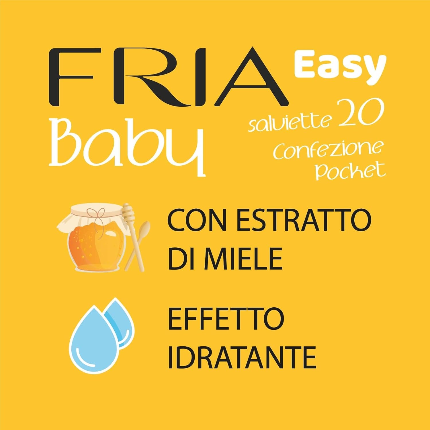 Easy Baby vlhčené ubrousky s Aloe Vera a výtažkem z medu zvlhčující pokožku, dermatologicky testováno, balení 20 ubrousků