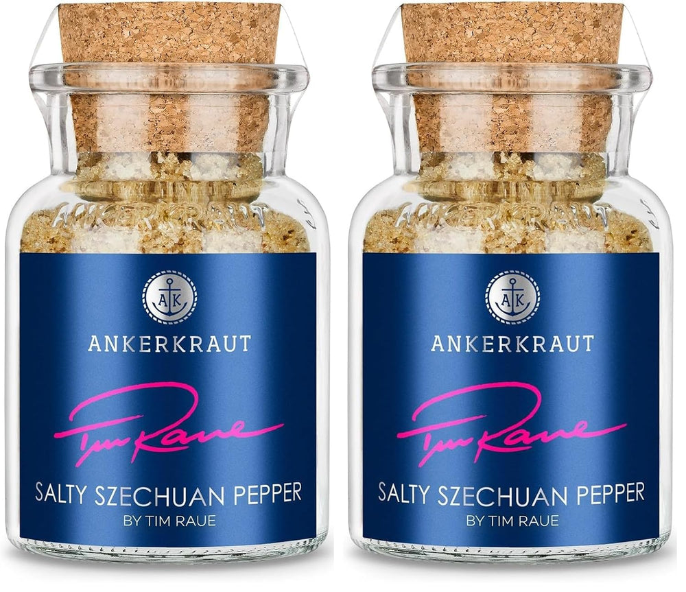 Ankerkraut Smoky Fries od Tima Raue, Mischung würzender Ingredient für Pommes Frites, Gourmet Pommes mit Rauch-Aroma, 145 g v Korkenglas