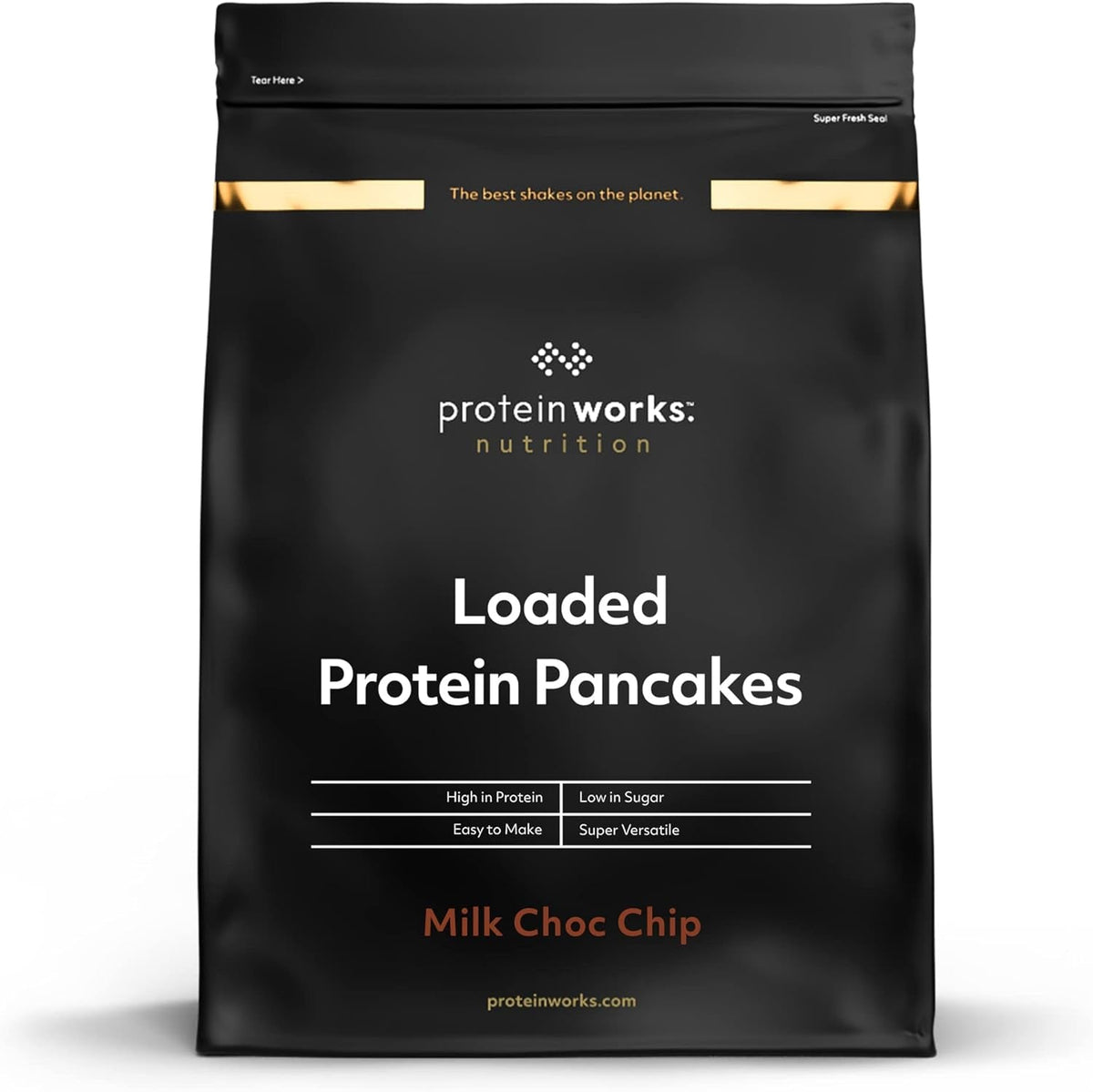 Protein Works - Nabitý protein Pfannkuchen | Premium Pfannkuchen Mischung | Eiweiß Palačinky | Proteinové palačinky | 8 porcí | Natürlich | 500G Směs na pečení a vaření Naty Shop 500G (1Er Pack) Natürlich