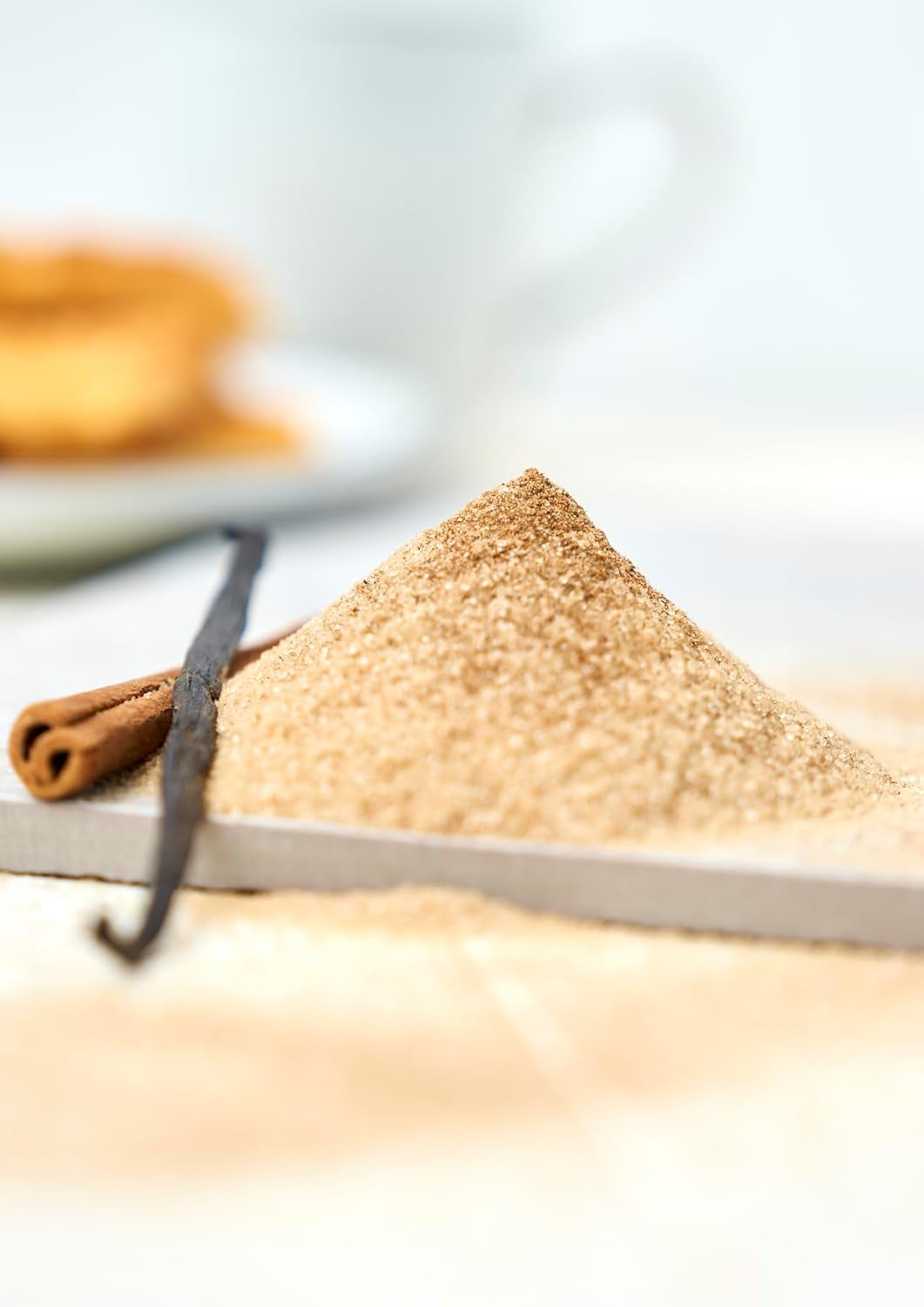 Fuchs Gewürze - Zimt Zucker Vanille - Gewürz zum Versüßen von Wafeln, Milchgetränken oder Joghurt - aus natürliche Ingredient - 100 g v wiederverwendbarer, recyclebarer Dose