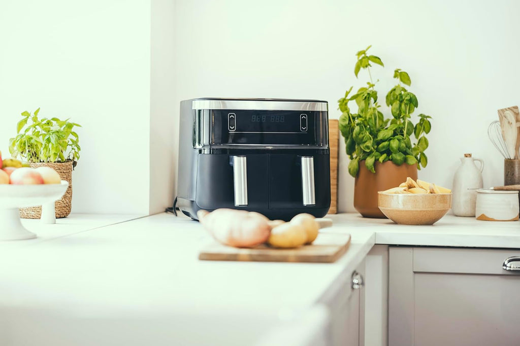 SEVERIN Friteuză cu aer cald dublă cu cameră de gătit de 2 X 3,8 L, 8 programe automate Electrocasnice Naty Shop