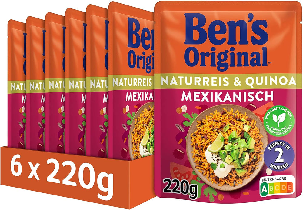 BEN'S ORIGINAL™ natural expresní rýže 6 x 220 g