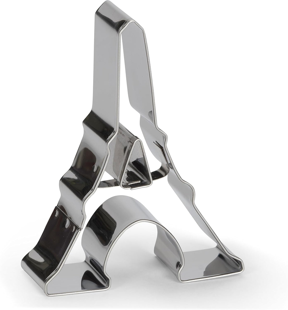 Formă de biscuiți Turnul Eiffel, oțel inoxidabil, argintiu, 8 x 8 x 8 cm