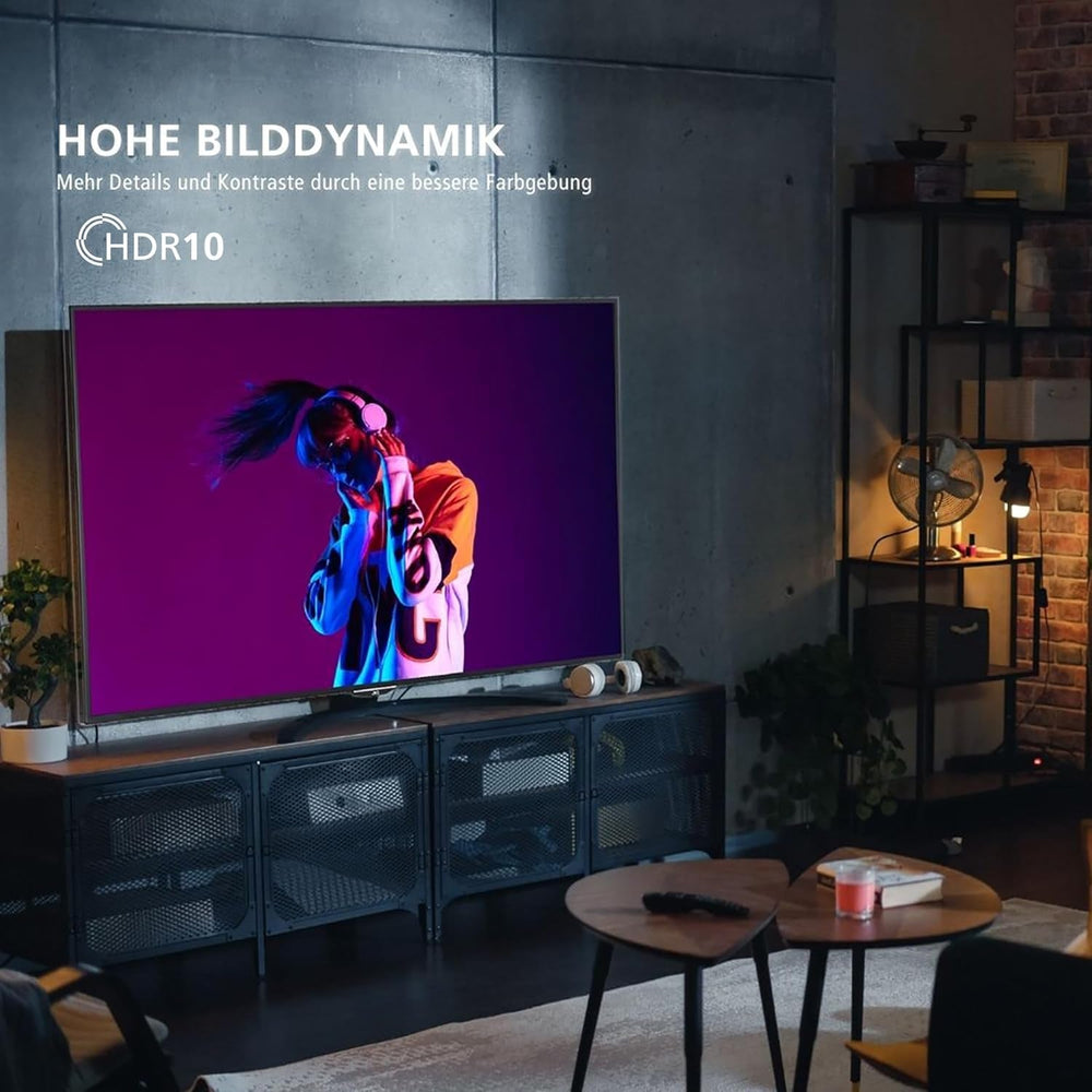 Televizor JVC QLED, 32 de inci, Full HD, Android, Smart TV (HDR, triplu tuner, Bluetooth), LT-32VQF545A