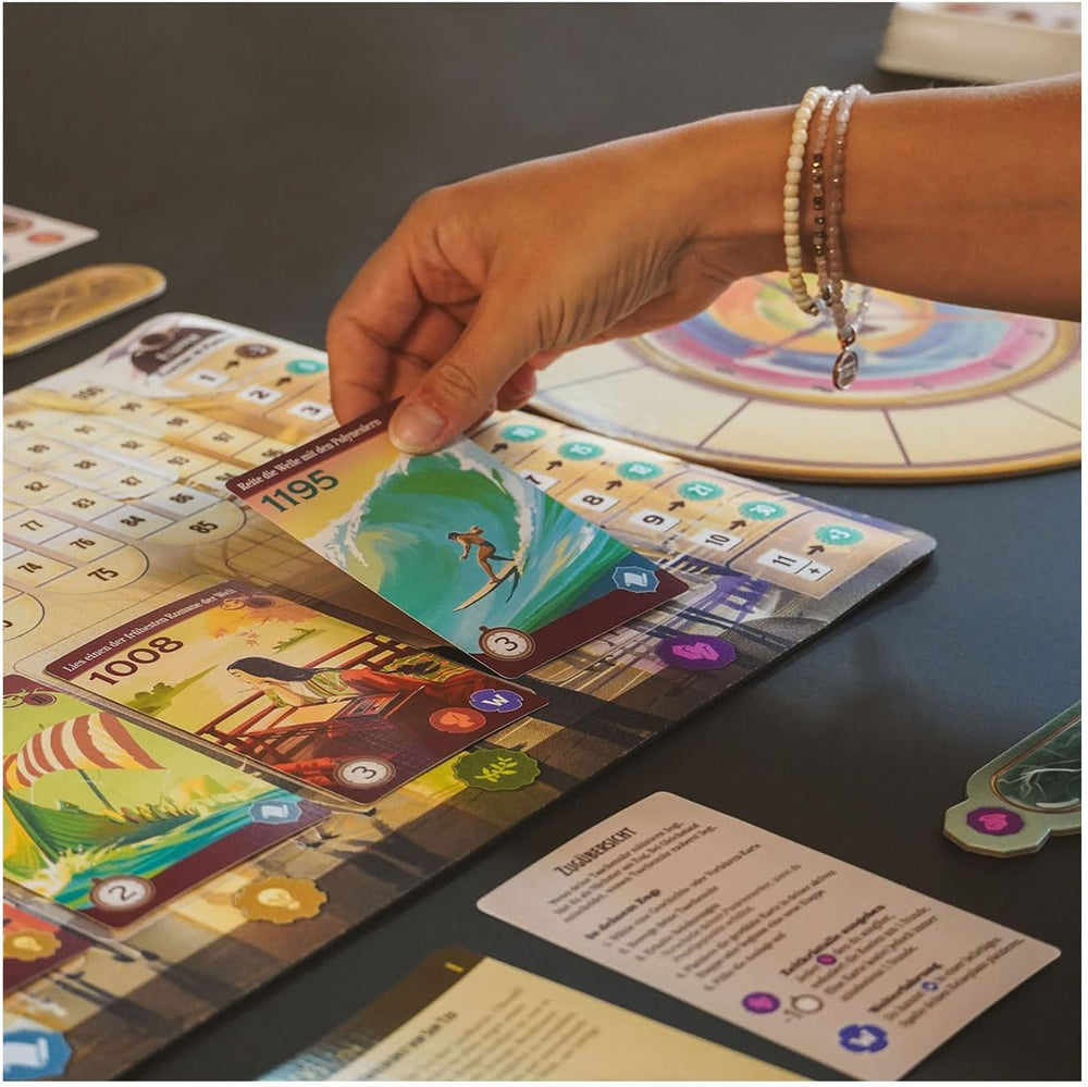 Game Factory 646098 Pěší turistika, Cestování časem, Stolní hra pro 1–4 hráče, Od 10 let, Rodinná hra