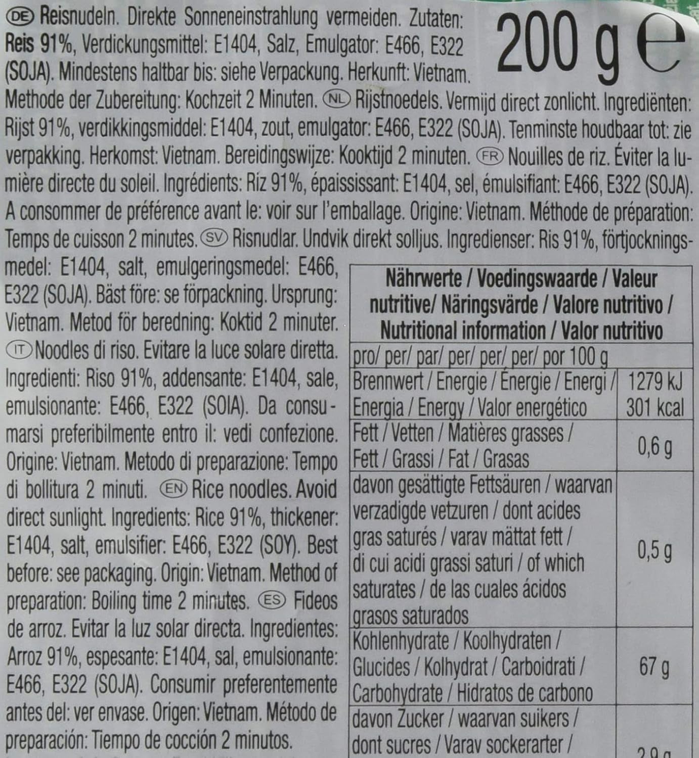 ACECOOK - NEBO RÝŽOVÉ NUDLE - (1 X 200 GR)