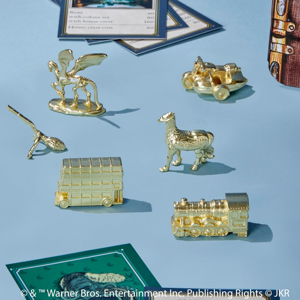 Stolní hra Monopoly Harry Potter Edition, rodinná hra pro 2 až 6 hráčů, věk 8+ – německá verze