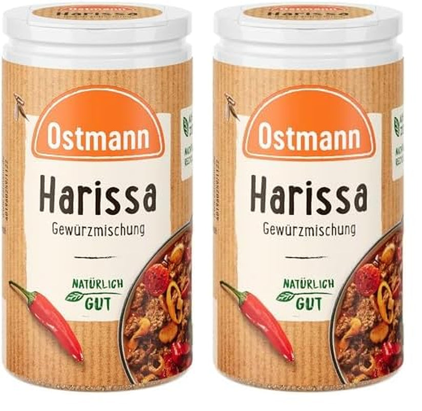 Ostmann Gewürze - Harissa Gewürzmischung | Scharfes orientalisches Gewürz für Geflügel, Fleisch, Gemüse nebo Couscous | 35 g v Der Streudose