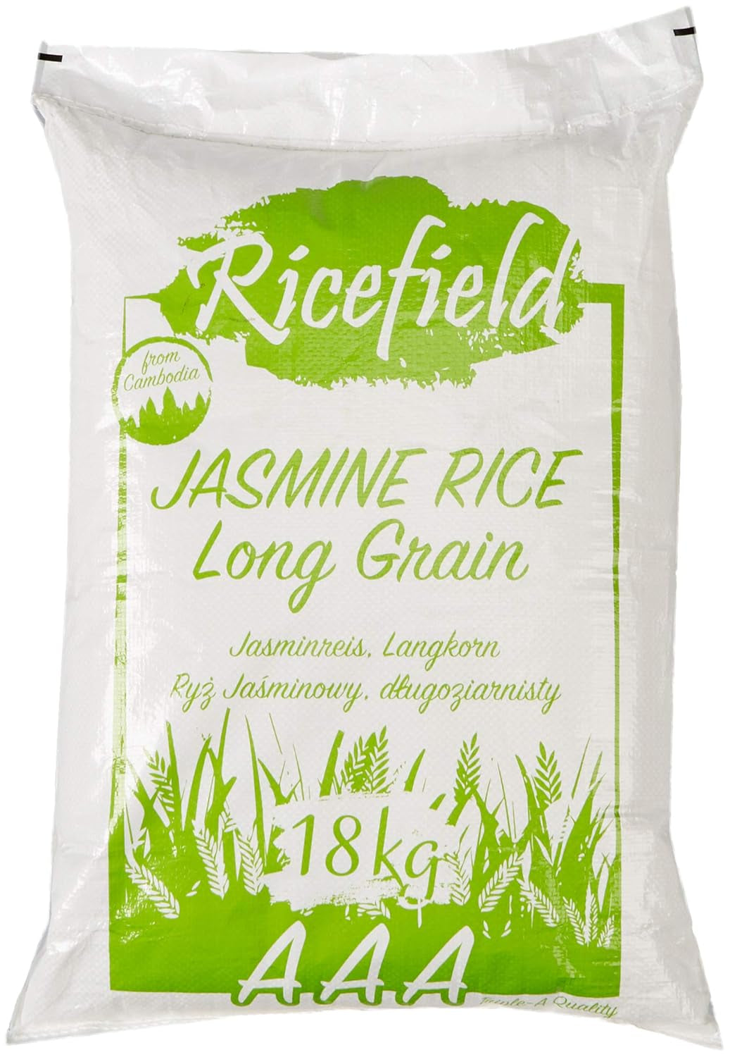 RICEFIELD vonná rýže dlouhozrnná, 1 balení (1 x 18 kg)