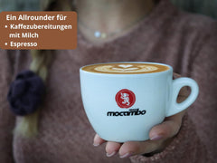 Mocambo Naturale Biologico Fairtrade Verde Inchis 1000g | 70% Arabica, 30% Robusta | Cafea picant și cu nuci | DE-ÖKO-006