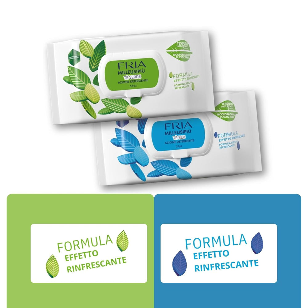 MilleusiPiu Maxi s víčkem, 64 vlhčených ubrousků, 64 jednotek