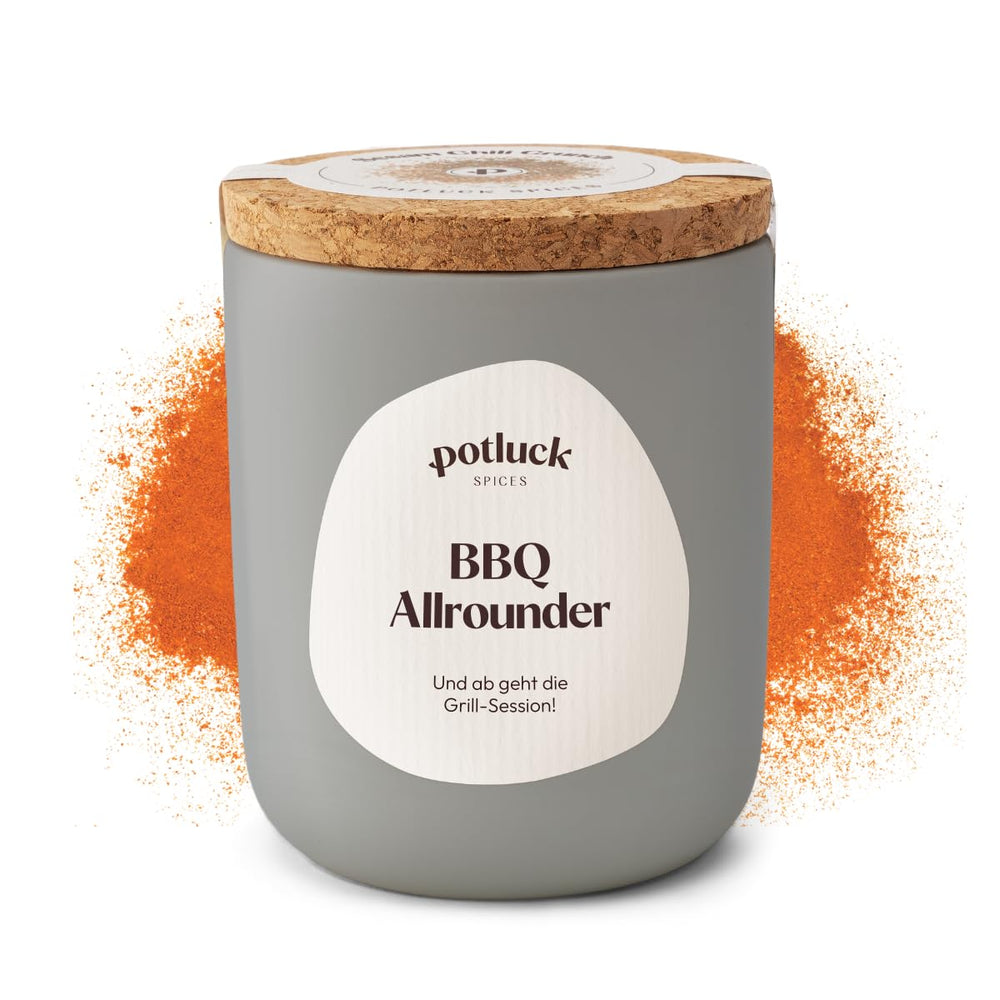Potluck | Spice Burger | Würzmischung im Keramiktopf | 100 g | Veganské, bezlepkové a s přírodními ingrediencemi
