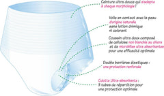 Hypoalergenní a ekologické savé spodní prádlo pro dospělé, velikost M, 8 kusů