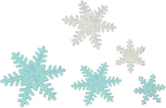 Cutter de embossare PME SF708 cu fulgi de zăpadă, format mic, mediu, mare, plastic, alb, 9,5 x 2 x 9,5 cm