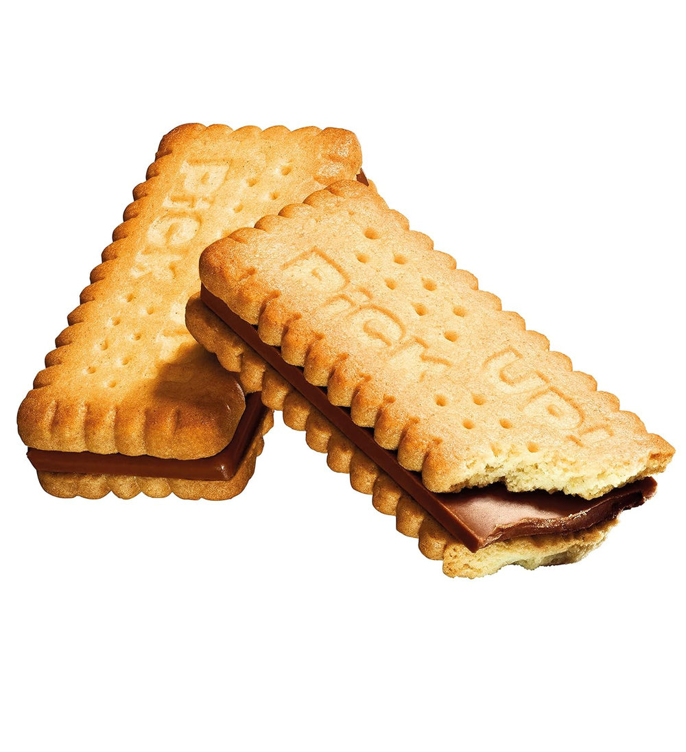 VYZVEDNĚTE! minis Original + Choco&Milk (1 x 1,06 kg), mini svačiny s křupavou tabletou mléčné čokolády mezi dvěma sušenkami, balení po 100 porcích