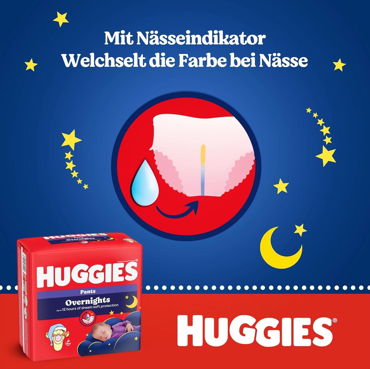 Noční kalhoty Huggies, velikost 6 (15-25 kg), měsíční plenkový box, 88 kusů Naty Shop pro matku a dítě