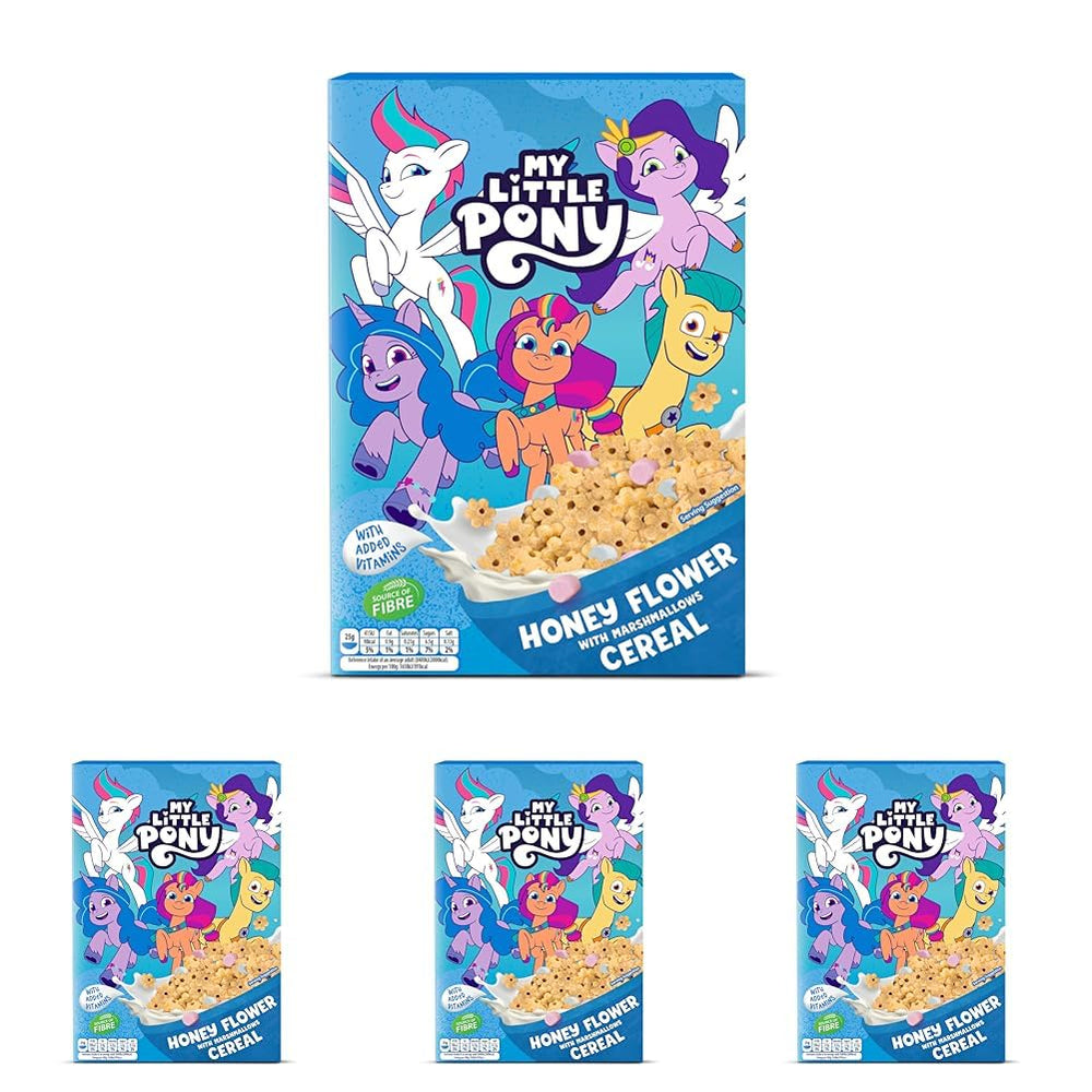 Hot Wheels Honey Loops Crunchy Celozrnné snídaňové cereálie s přidanými vitamíny, 1 balení (1 x 375 g)