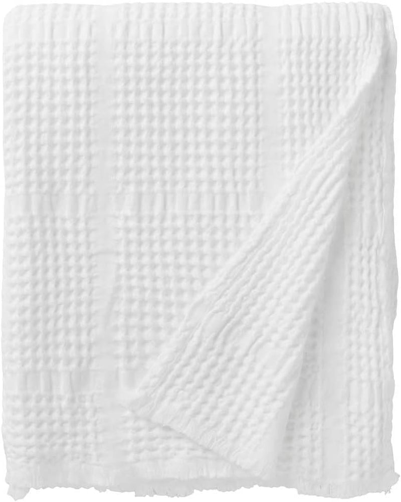 Jednobarevná žakárová deka, bavlna, Yogi, 130 X 170 cm Přikrývky a přikrývky Naty Shop Výchozí název